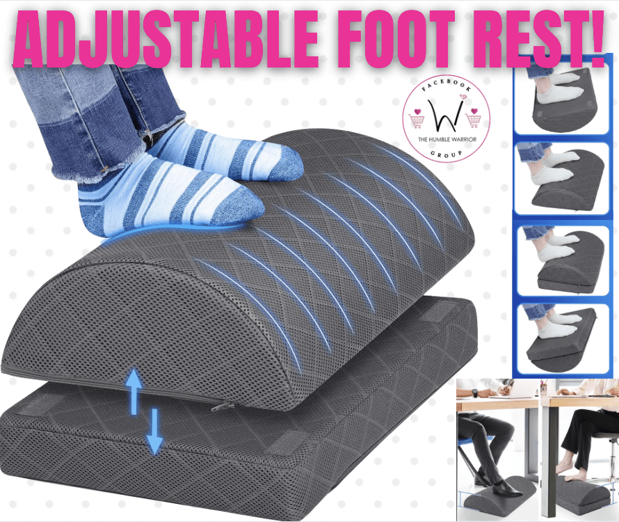 CushZone Adjustable Foot Rest!
